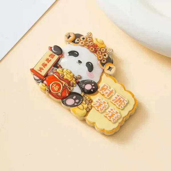 WPDCFM000034 Best Wishes Cute Panda Fridge Magnet Lucky Gift Travel Souvenir