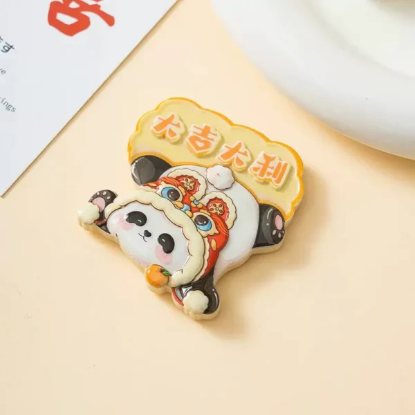 WPDCFM000035 Best Wishes Cute Panda Fridge Magnet Lucky Gift Travel Souvenir