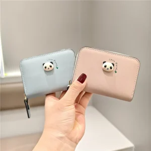 WPBGWC000187-0190-01 Cartoon Cute Little Panda Multi Card Holder Wallet Coin Purse