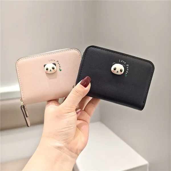 WPBGWC000187-0190-02 Cartoon Cute Little Panda Multi Card Holder Wallet Coin Purse