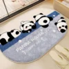 WPHHCR000080 Cartoon Cute Panda Bathroom Non-Slip Rug Mat