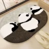 WPHHCR000084 Cartoon Cute Panda Bathroom Non-Slip Rug Mat