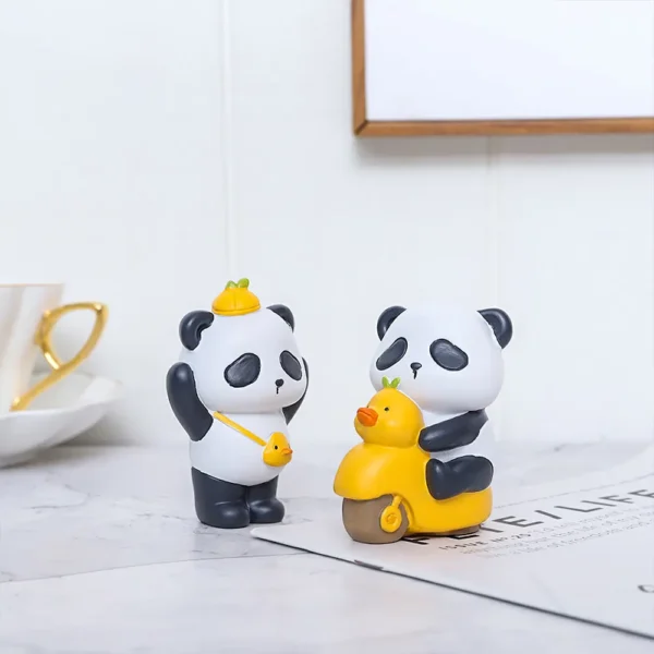 WPDTOM000046-0049-02 Cartoon Cute Panda Mini Desk Decor Ornament Home Decoration