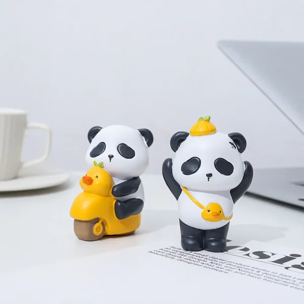 WPDTOM000046-0049-03 Cartoon Cute Panda Mini Desk Decor Ornament Home Decoration