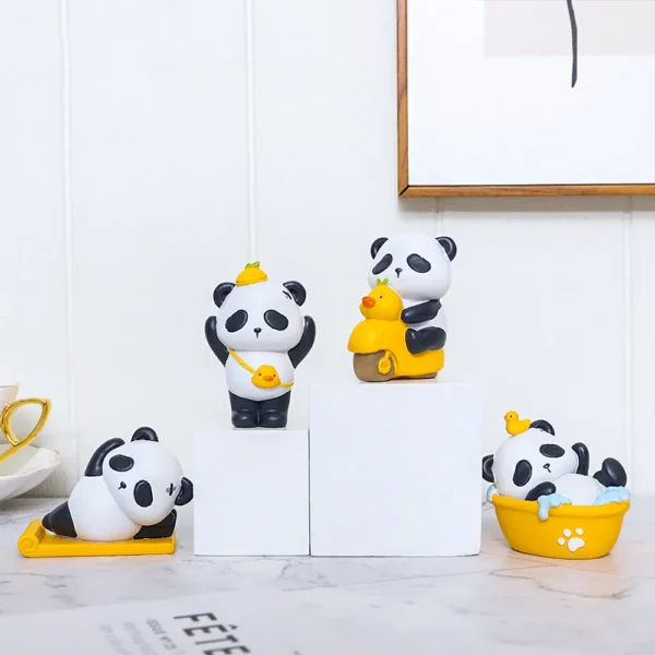 WPDTOM000046-0049-04 Cartoon Cute Panda Mini Desk Decor Ornament Home Decoration