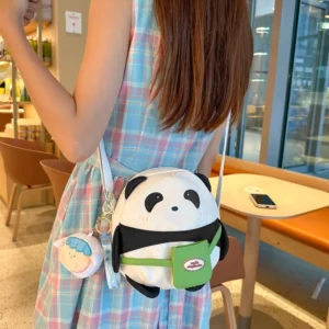 WPBGST000048-01 Cartoon Cute Panda-Shaped Small Crossbody Shoulder Bag