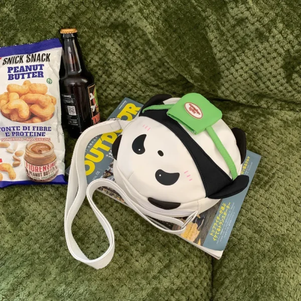 Cartoon Cute Panda-Shaped Small Crossbody Shoulder Bag
