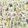 Cartoon Cute Panda Sticker Waterproof Notebook Planner Decals