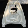 WPCTSS000299-01 Cartoon Cute Plush Panda Hooded Sweatshirt for Women