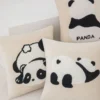 WPHHCS000010-0017-03 Cartoon Panda Embroidery Decorative Throw Pillow Cushion