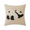 WPHHCS000010 Cartoon Panda Embroidery Decorative Throw Pillow Cushion