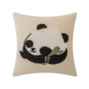 WPHHCS000011 Cartoon Panda Embroidery Decorative Throw Pillow Cushion