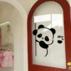 WPDCSK000270-03 Cartoon Panda Glass Door Decorative Stickers, Window, Cars