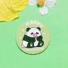 WPDCBR000196 Cartoon Panda Hua Hua Badge Pin Bag Accessory