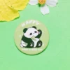 WPDCBR000197 Cartoon Panda Hua Hua Badge Pin Bag Accessory
