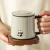 WPLSCPMU0185-0186 High-End Handcrafted Panda Pattern Ceramic Mug
