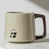 WPLSCPMU0185 High-End Handcrafted Panda Pattern Ceramic Mug