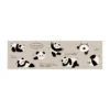 WPHHCR000138 Cartoon Panda Kitchen Rug Non-Slip Dining Room Mat Long