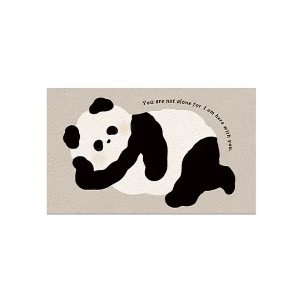WPHHCR000136 Cartoon Panda Kitchen Rug Non-Slip Dining Room Mat Long