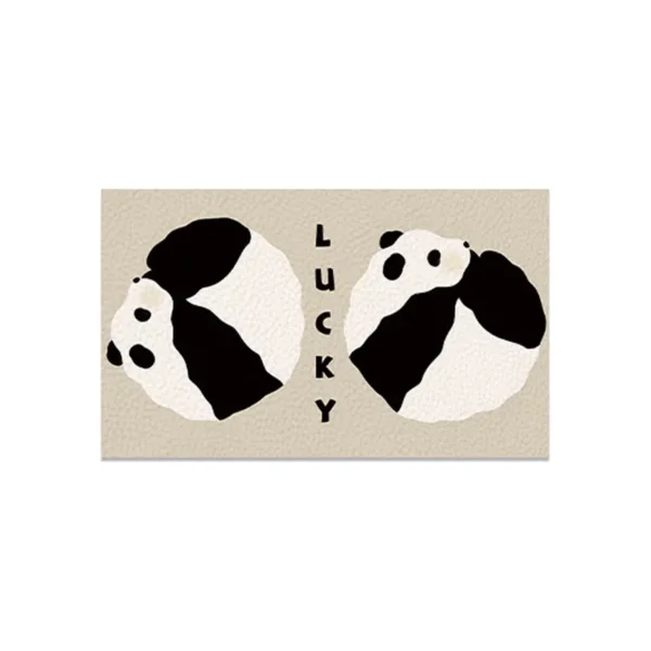 WPHHCR000140 Cartoon Panda Kitchen Rug Non-Slip Dining Room Mat Long
