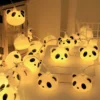 Cartoon Panda LED String Light Cute Decorative Room Night Light