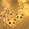 Cartoon Panda LED String Light Cute Decorative Room Night Light