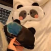 WPLSEM000247-03 Cartoon Panda Light-Blocking Eye Mask