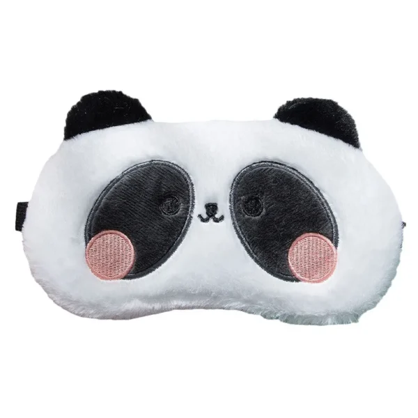 WPLSEM000247-04 Cartoon Panda Light-Blocking Eye Mask Dual-Use for Cold and Hot