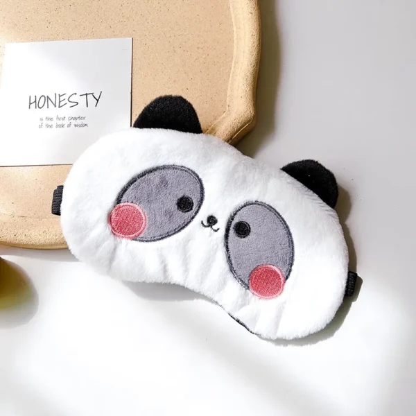 WPLSEM000247-05 Cartoon Panda Light-Blocking Eye Mask Dual-Use for Cold and Hot
