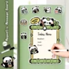 WPDCFM000031-02 Cartoon Panda Magnetic Dry-Erase Fridge Message Board