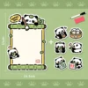 WPDCFM000031-03 Cartoon Panda Magnetic Dry-Erase Fridge Message Board
