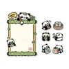 WPDCFM000031-04 Cartoon Panda Magnetic Dry-Erase Fridge Message Board