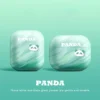 Cartoon Panda Matte Texture Apple AirPods Protective Case