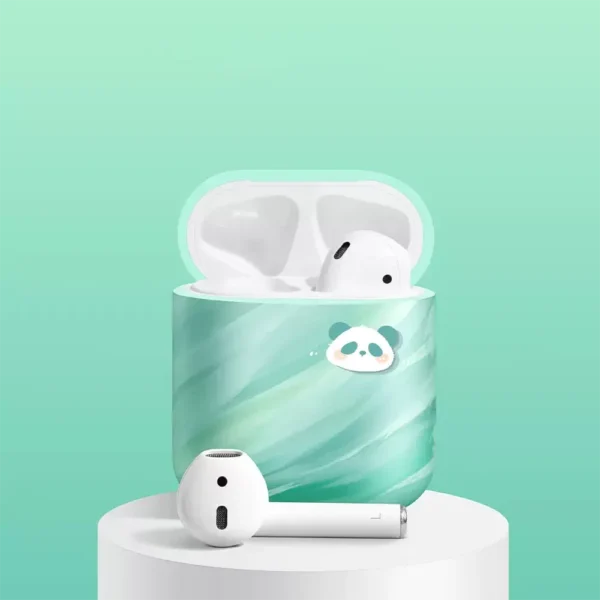 Cartoon Panda Matte Texture Apple AirPods Protective Case