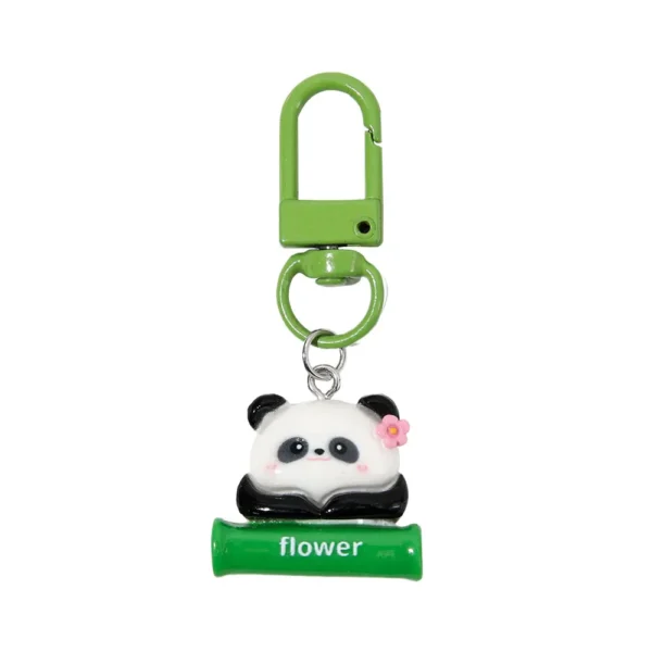 WPDCCM000100 Cartoon Panda Mini Keychain Cute Backpack Charm Accessory