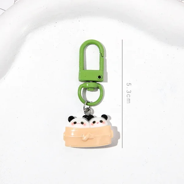 WPDCCM000102 Cartoon Panda Mini Keychain Cute Backpack Charm Accessory