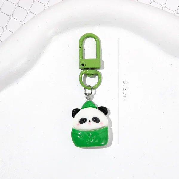 WPDCCM000103 Cartoon Panda Mini Keychain Cute Backpack Charm Accessory