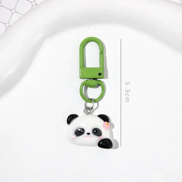 WPDCCM000104 Cartoon Panda Mini Keychain Cute Backpack Charm Accessory
