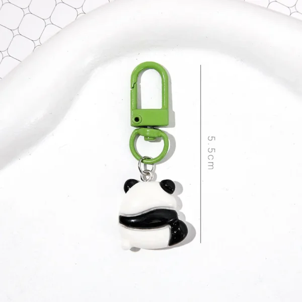 WPDCCM000107 Cartoon Panda Mini Keychain Cute Backpack Charm Accessory