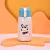 Cartoon Panda Pattern Stainless Steel Thermos Insulated Cup Blue
