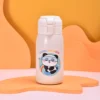 Cartoon Panda Pattern Stainless Steel Thermos Insulated Cup Light Pink
