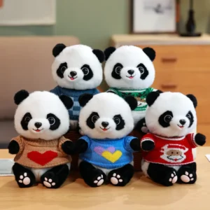 Cartoon Panda Plush Doll Cute Realistic Toy Gift