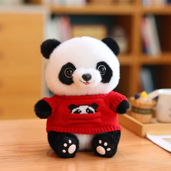 WPDTPT000190 Cartoon Panda Plush Doll Cute Realistic Toy Gift