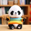 WPDTPT000193 Cartoon Panda Plush Doll Cute Realistic Toy Gift