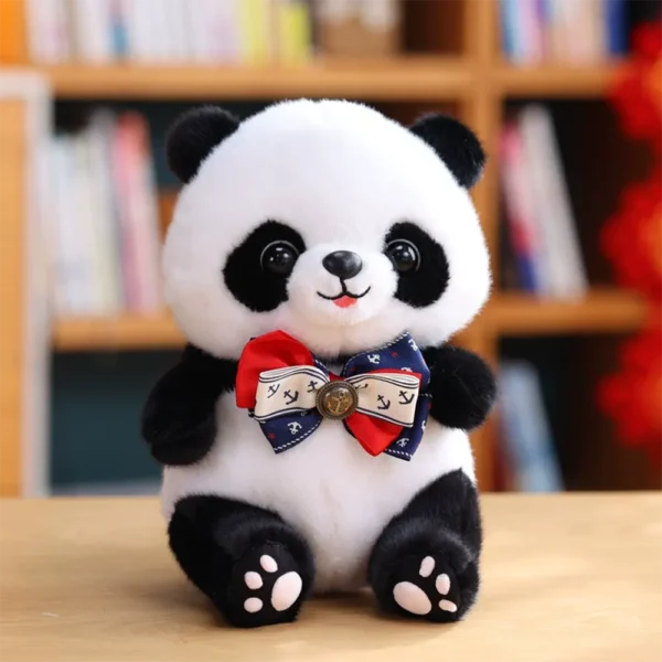 WPDTPT000195 Cartoon Panda Plush Doll Cute Realistic Toy Gift
