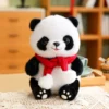 WPDTPT000196 Cartoon Panda Plush Doll Cute Realistic Toy Gift