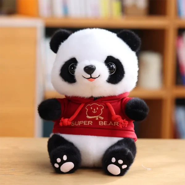 WPDTPT000199 Cartoon Panda Plush Doll Cute Realistic Toy Gift