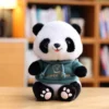 WPDTPT000200 Cartoon Panda Plush Doll Cute Realistic Toy Gift