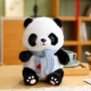 WPDTPT000122 Cartoon Panda Plush Doll Cute Realistic Toy Gift