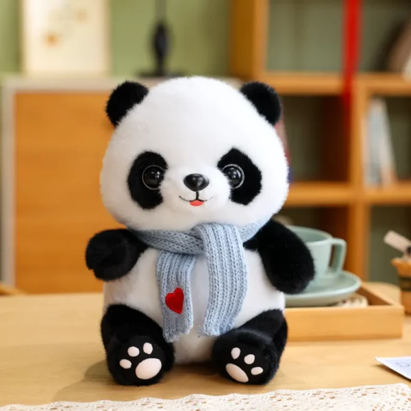 WPDTPT000122 Cartoon Panda Plush Doll Cute Realistic Toy Gift